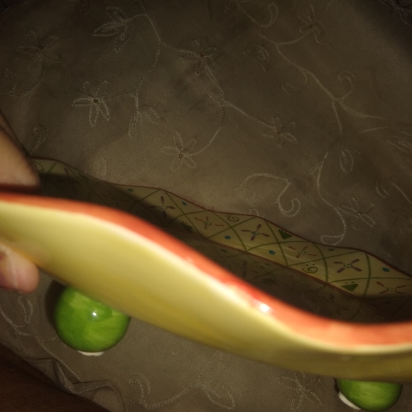 Vintage JKL footed plate. 10" - Picture 9 of 9